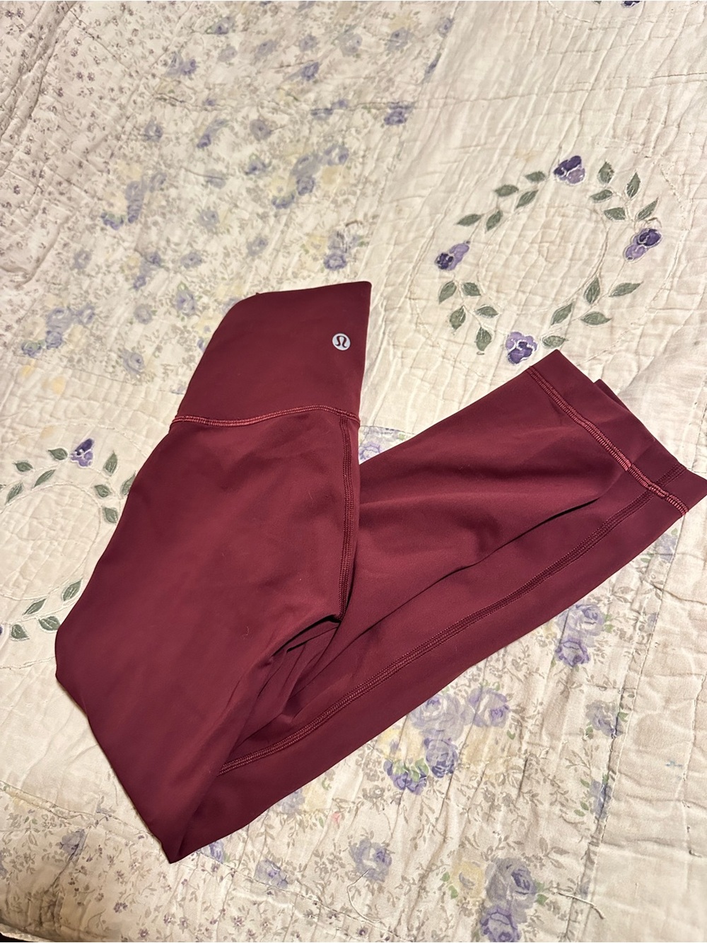 Lululemon Burgundy Leggings